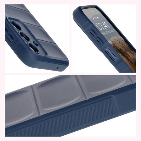 Pancerne etui Bizon Case Tur do Galaxy M35 5G, granatowe