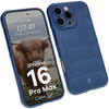 Pancerne etui Bizon Case Tur do iPhone 16 Pro Max, granatowe