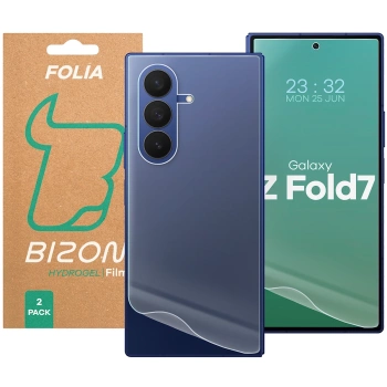 Folia hydrożelowa na tył i przód Bizon Glass Hydrogel Pack do Galaxy Z Fold7
