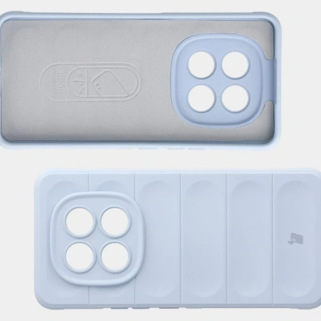Pancerne etui Bizon Case Tur do Xiaomi Redmi Note 15 Pro 4G, jasnoniebieskie