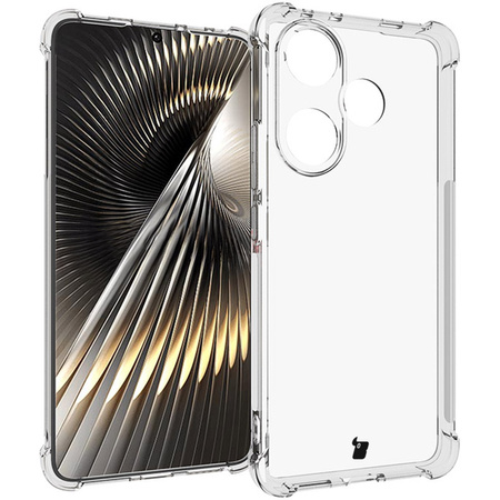 Etui + 2x szkło Bizon Case Clear Pack do Xiaomi Poco F6, przezroczyste