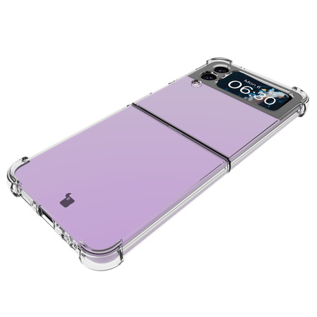 Elastyczne etui Bizon Case Salpa do Galaxy Z Flip4, przezroczyste