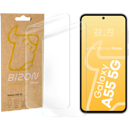 Folia matowa Bizon Glass Film Sun Duo do Galaxy A55 5G, 2 sztuki