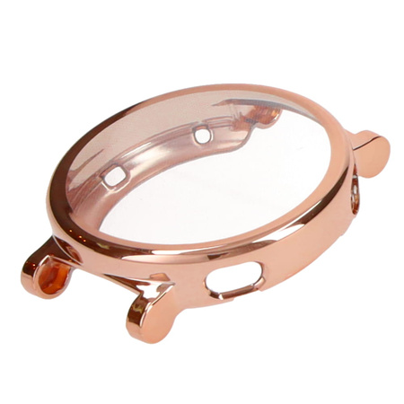 Etui Bizon Case Watch Felipe do Huawei Watch GT 4 41 mm, różowozłote