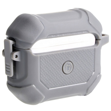 Etui Bizon Case Headphone Armor do Apple Airpods 3, szare
