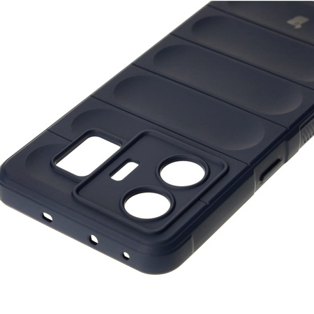 Pancerne etui Bizon Case Tur do Realme GT3, granatowe