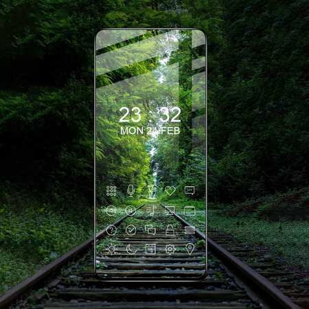 Szkło hartowane Bizon Glass Edge do Poco X4 Pro 5G, czarne