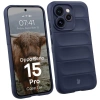 Pancerne etui Bizon Case Tur do Oppo Reno 15 Pro, granatowe