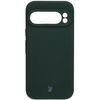 Silikonowe etui Bizon Soft Case do Google Pixel 9 Pro, ciemnozielone