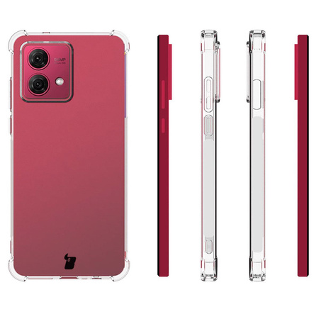 Elastyczne etui Bizon Case Salpa do Motorola Moto G84 5G, przezroczyste