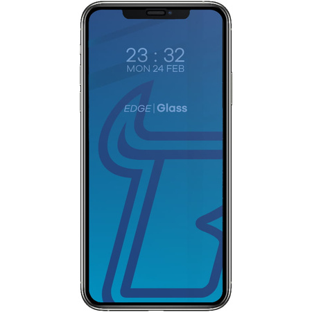 Szkło hartowane Bizon Glass Edge do iPhone 11 Pro Max / Xs Max, czarne