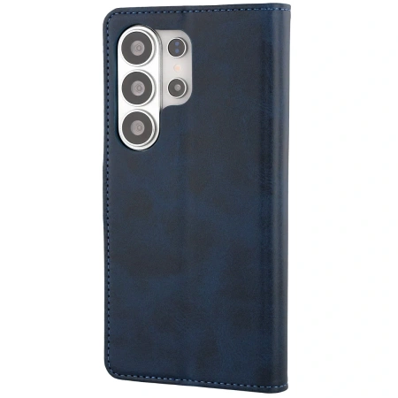 Etui z klapką Bizon Case Pocket do Galaxy S26 Ultra, granatowe
