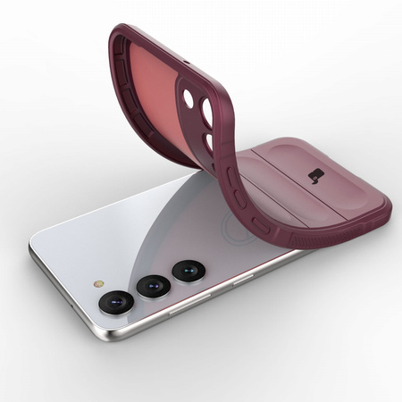 Pancerne etui Bizon Case Tur do Galaxy S23, burgundowe