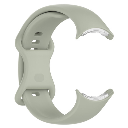 Silikonowy pasek Bizon Strap Watch Silicone S do Google Pixel Watch 3/Watch 2/Watch 1 41mm, khaki