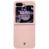 Silikonowe etui Bizon Soft Case do Galaxy Z Flip6, jasnoróżowe