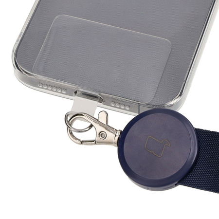 Smyczka do telefonu Bizon Accessories Leash Dragonfly, niebieska