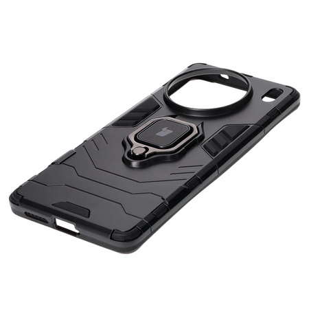Etui Bizon Case Armor Ring do VIVO X90 Pro, czarne