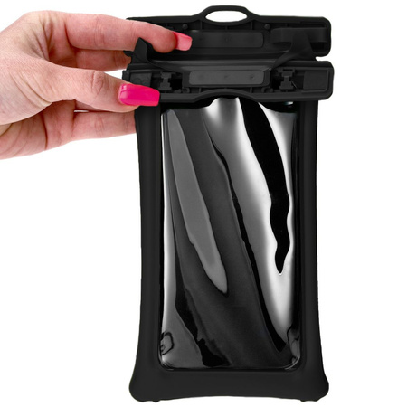 Etui wodoszczelne Bizon Case Hydrofloat, czarne
