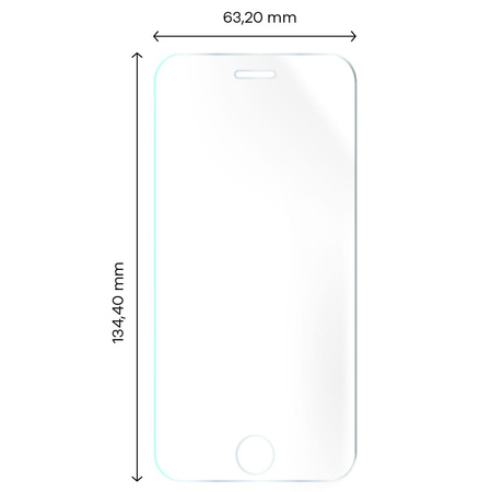 Folia hydrożelowa na ekran Bizon Glass Hydrogel Front Duo do iPhone SE 2022/2020/ 8/ 7, 2 sztuki