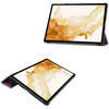 Etui Bizon Case Tab Croc do Galaxy Tab S8 Plus / S7 Plus, ciemnofioletowe