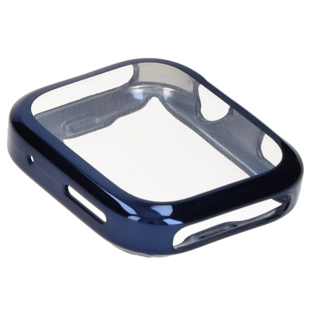 Etui z osłoną ekranu Bizon Case Watch Felipe do Huawei Watch Fit 4 Pro, niebieskie