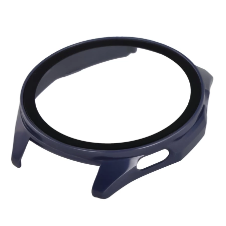 Etui ze szkłem do zegarka Bizon Case Watch Adamo do Huawei Watch GT6 46 mm, niebieskie
