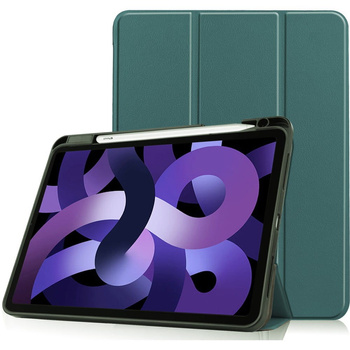Etui Bizon Case Tab Lizard do Apple iPad Air 5 / Air 4, ciemnozielone
