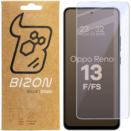 Elastyczne szkło hybrydowe Bizon Glass Mule do Oppo Reno13 F/FS