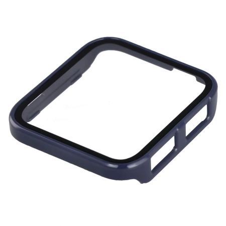 Etui ze szkłem do zegarka Bizon Case+Glass Watch do Garmin Venu X1, niebieskie