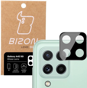 Szkło na aparat Bizon Glass Lens dla Galaxy A42 5G, 2 sztuki