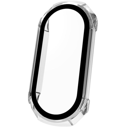Etui ze szkłem Bizon Case AntiShock Set, Xiaomi Mi Band 7, przezroczyste