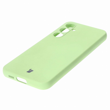 Etui Bizon Case Silicone do Galaxy S23 FE, jasnozielone