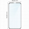 Szkło hartowane Bizon Glass Edge 2 do iPhone 14 / 13 / 13 Pro, czarne