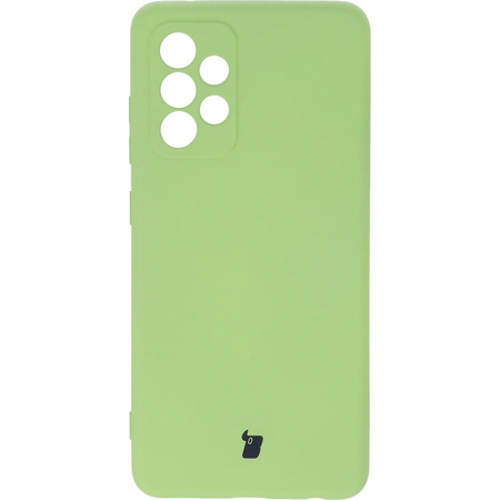Etui Bizon Case Silicone do Galaxy A52s 5G, A52 5G, A52 4G, jasnozielone