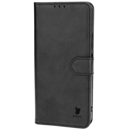 Etui z klapką Bizon Case Pocket do Xiaomi Redmi 13C / Xiaomi Poco C65, czarne