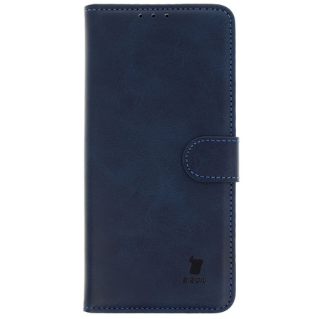 Etui z klapką Bizon Case Pocket do Xiaomi Redmi Note 14 5G / Poco M7 Pro 5G, granatowe