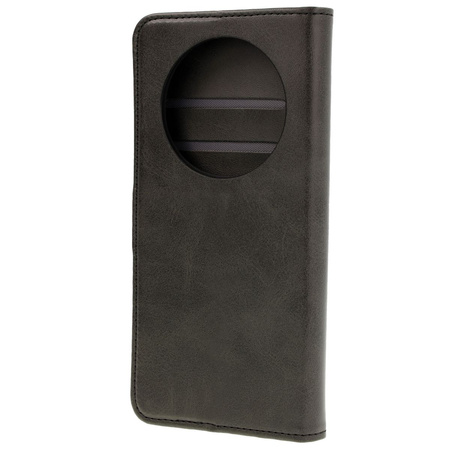 Etui z klapką Bizon Case Pocket do Honor Magic7 Lite, czarne