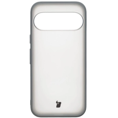 Etui Bizon Case Angelo do Pixel 10 / 10 Pro, półprzezroczyste z szarą ramką
