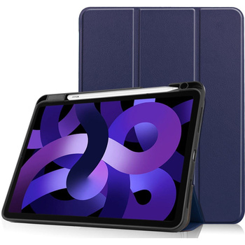 Etui Bizon Case Tab Lizard do Apple iPad Air 5 / Air 4, granatowe