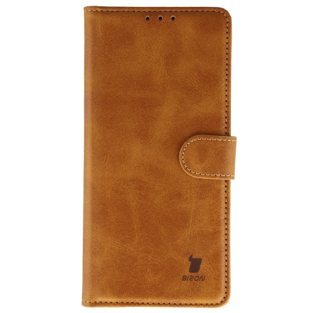 Etui z klapką Bizon Case Pocket do Galaxy S26 Ultra, brązowe