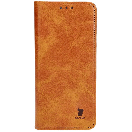 Etui z klapką Bizon Case Pocket Pro do Realme 12 Pro / 12 Pro+, brązowe