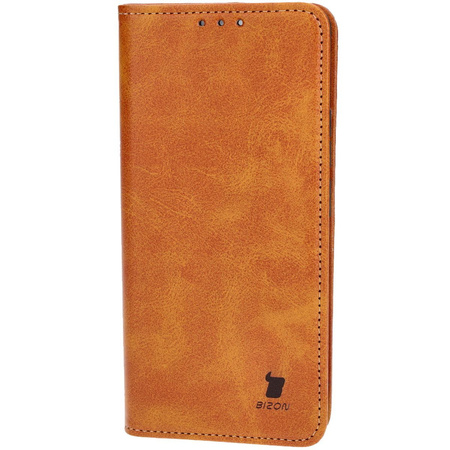 Etui z klapką Bizon Case Pocket Pro do Xiaomi Poco M4 Pro 5G / Xiaomi Redmi Note 11s 5G, brązowe