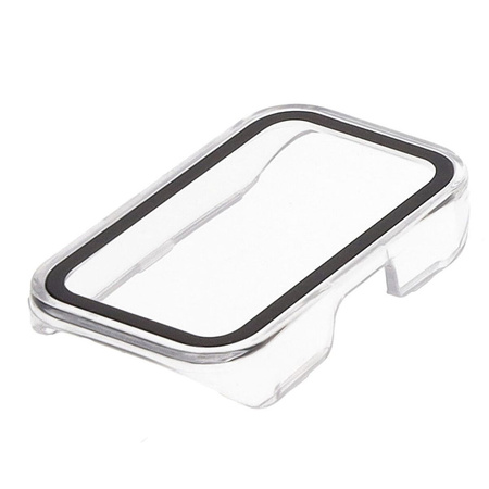 Etui Bizon Case Watch Adamo do Huawei Band 9 / Band 8, przezroczyste