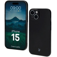 Etui Bizon Case Łupka do iPhone 15, czarne