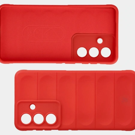 Pancerne etui Bizon Case Tur do Galaxy S26 Plus, czerwone