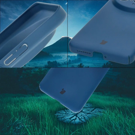 Etui Bizon Case Łupka do Xiaomi 15 Ultra, niebieskie