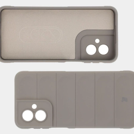 Pancerne etui Bizon Case Tur do Motorola Moto G55 5G, jasnoszare