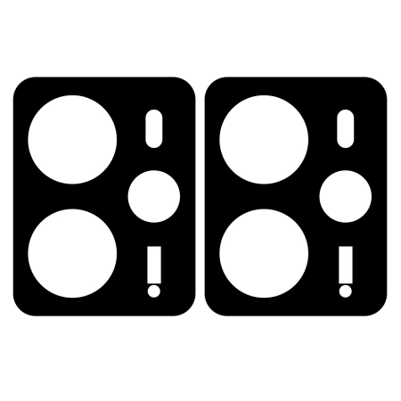 Szkło na aparat Bizon Glass Lens do Realme 14 5G / 14T 5G, 2 sztuki