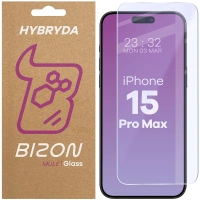 Elastyczne szkło hybrydowe Bizon Glass Mule do iPhone 16 Plus