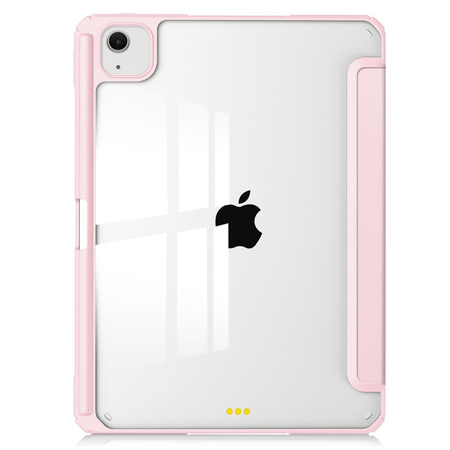 Etui Bizon Case Tab Clear Matt do iPad Air 13" 2024, różowe